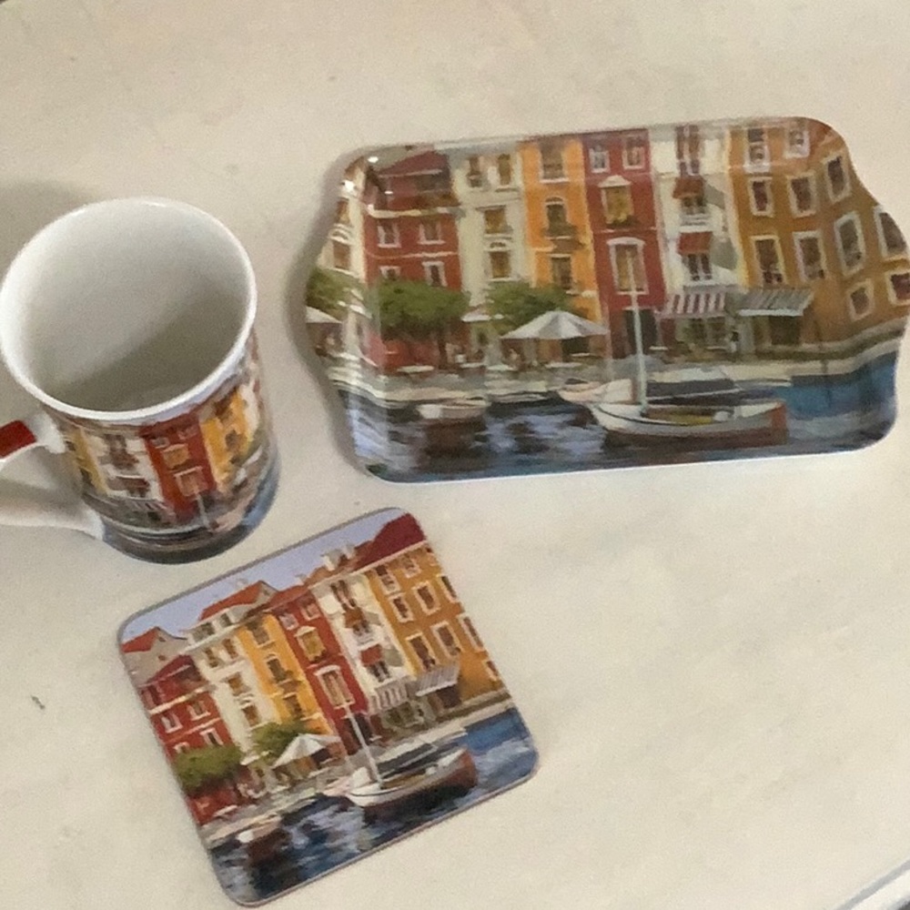 Tea Cup Gift Set - Venice 3 Piece